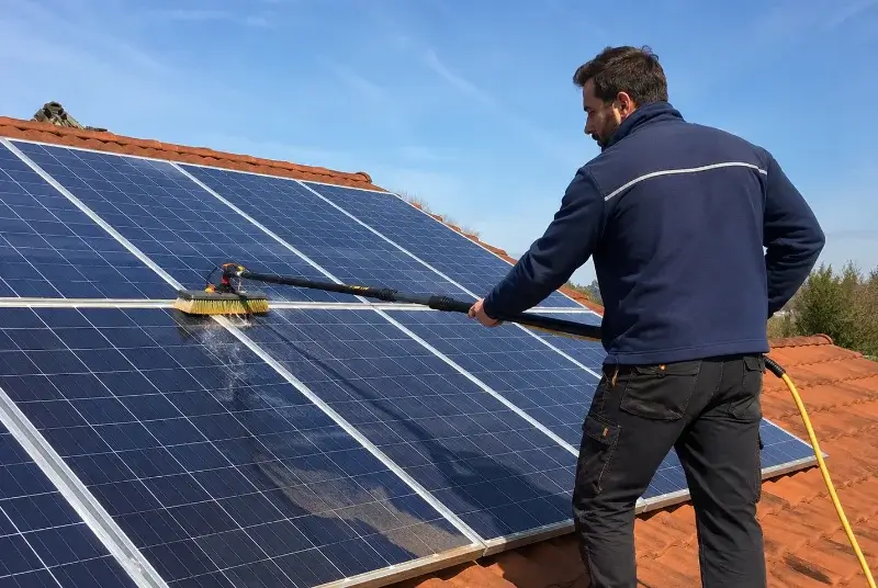 Nettoyage et entretien de panneaux solaires à Langonnet