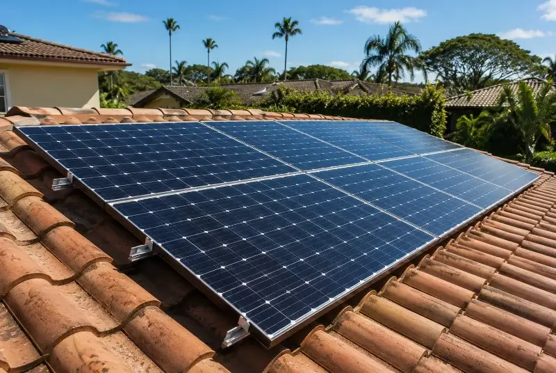 Installation de panneaux solaires à Langonnet